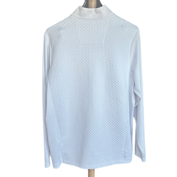 Antigua Men's White Getaway Golf 1/4 Zip Pullover Sz L - Picture 4 of 6